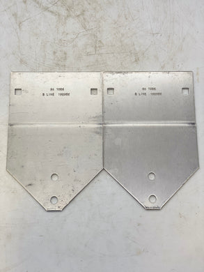 Cooper B-Line 9A-1026W/SS6 Alum Splice Plate *Box of (6) Sets* (New)