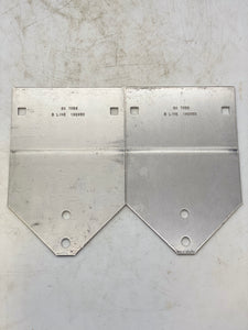 Cooper B-Line 9A-1026W/SS6 Alum Splice Plate *Box of (6) Sets* (New)