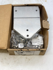 Cooper B-Line 9A-1026W/SS6 Alum Splice Plate *Box of (6) Sets* (New)