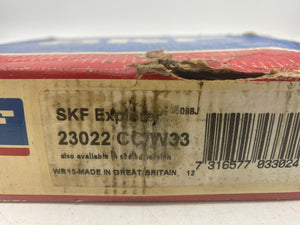 SKF Explorer 23022 CC/W33 Spherical Roller Bearing, 110mm X 170mm X 45mm (Open Box)
