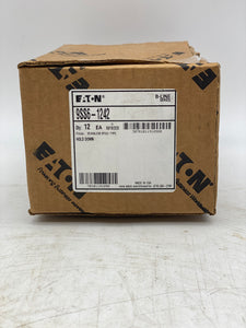 Eaton B-Line 9SS6-1242, 20248A, SS Hold Down *Box of (12) Pairs* (New)