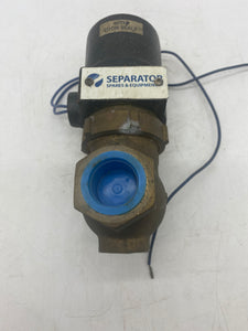 Magnatrol Solenoid Valve, Bronze, 1" FNPT, 240V 50/60 Hz, (No Box)
