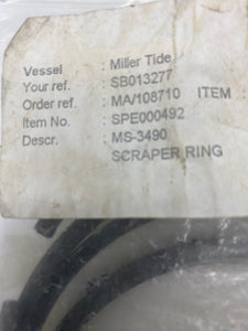 Sperre MS-3490 Oil Scraper Ring, *Lot of (6)* (Open Box)