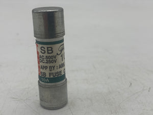 SB Fuse Co. SB-C1 Fuse, 10A, 500V, *Lot of (10)* (No Box)