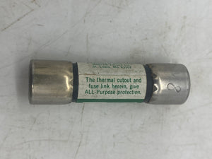 Bussmann FNM-8 Fusetron Dual Element Fuse *Lot of (12)* (Open Box)