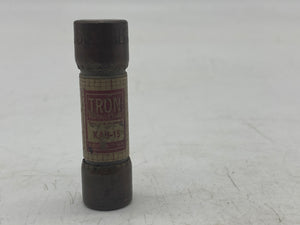 Cooper Bussmann Tron KAB-15 Fuse, 250V *Lot if (15) Fuses* (No Box)