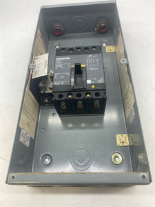 Square D FAL32030 Breaker In Enclosure w/ SN100FA Asy (Used)