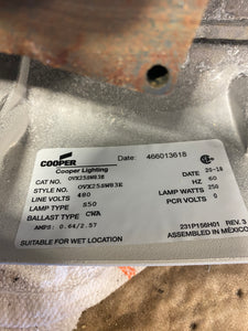 Cooper OVX25SW83E Security Light Fixture (Used)