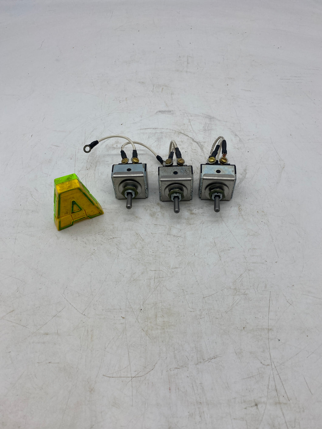 Toggle Switch Assembly, 2 Position * Lot of (3) Switches* (Used)
