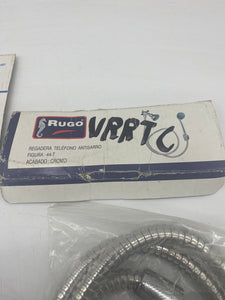 Foset Rugo Chrome Showerhead, Handheld Shower Assy.  *Lot of (2) Assy.*  (No Box)