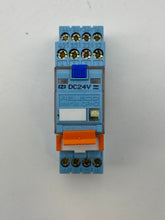 Load image into Gallery viewer, Releco QR-C C9-A41-DX Relay w/ Releco S9-M Relay Base, 24 VDC, *Lot of (7)* (Used)