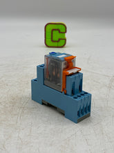 Load image into Gallery viewer, Releco QR-C C9-A41-DX Relay w/ Releco S9-M Relay Base, 24 VDC, *Lot of (7)* (Used)