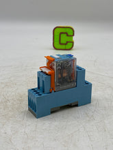 Load image into Gallery viewer, Releco QR-C C9-A41-DX Relay w/ Releco S9-M Relay Base, 24 VDC, *Lot of (7)* (Used)