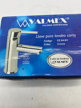 Load image into Gallery viewer, Valmex CE 04.001 Short Sink Faucet, Chrome (Open Box)