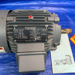 Siemens 1LA01452FP51 Electric Motor, 3 Phase, 3600 RPM, 575V, 60 Hz, Type: RGZP (Open Box)