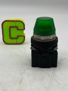 Cutler-Hammer HT8 28-6731-6 Resistor Lamp, 120V, Green (Used)