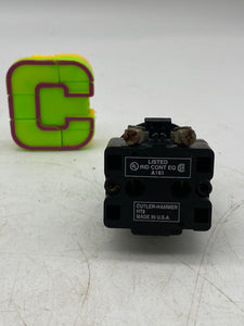 Cutler-Hammer HT8 28-6731-6 Resistor Lamp, 120V, Green (Used)