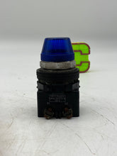 Load image into Gallery viewer, Cutler-Hammer HT8 28-6731-6 Resistor Lamp, 120V, Blue *Lot of (3)* (Used)