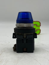 Load image into Gallery viewer, Cutler-Hammer HT8 28-6731-6 Resistor Lamp, 120V, Blue *Lot of (3)* (Used)