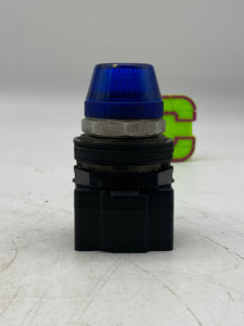 Cutler-Hammer HT8 28-6731-6 Resistor Lamp, 120V, Blue *Lot of (3)* (Used)