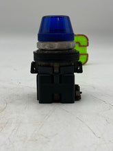 Load image into Gallery viewer, Cutler-Hammer HT8 28-6731-6 Resistor Lamp, 120V, Blue *Lot of (3)* (Used)