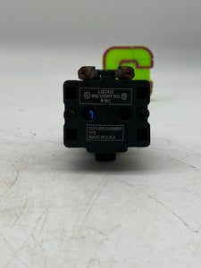 Cutler-Hammer HT8 28-6731-6 Resistor Lamp, 120V, Blue *Lot of (3)* (Used)