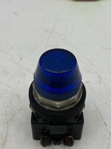 Cutler-Hammer HT8 28-6731-6 Resistor Lamp, 120V, Blue *Lot of (3)* (Used)