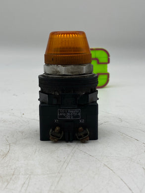 Cutler-Hammer HT8 28-6731-6 Resistor Lamp, 120V, Orange *Lot of (2)* (Used)