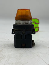 Load image into Gallery viewer, Cutler-Hammer HT8 28-6731-6 Resistor Lamp, 120V, Orange *Lot of (2)* (Used)