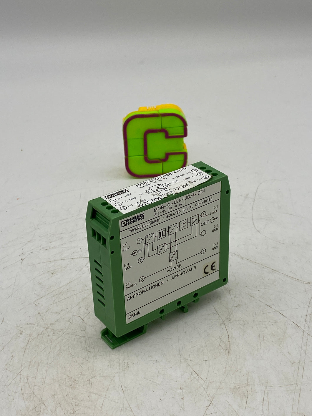 Phoenix Contact MCR-C-U/I-10B/4-DCI Isolated Signal Converter (Used)