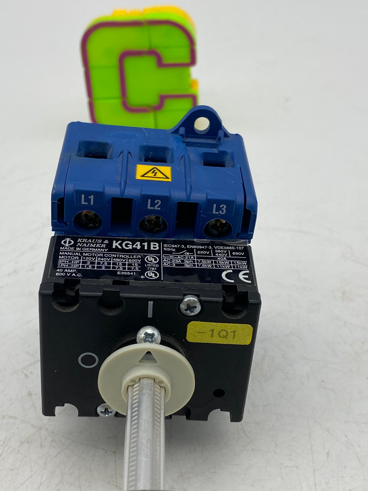 Kg41b Kraus & Naimer KG41B Manual Motor Controller Switch, 40A/600VAC (Used ...