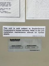 Load image into Gallery viewer, McQuay SnyderGeneral CPC-100A Chiller Plant Controller (Used)