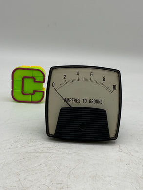 CMI Modutec 01-330181 Amperes To Ground Gauge, 0-10 (Used)