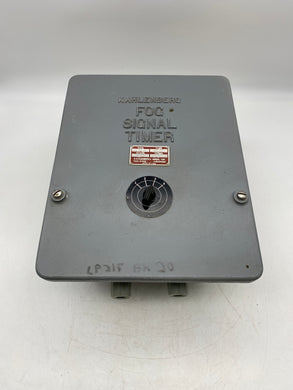 Kahlenberg M-411A Type 3-4890 Fog Signal Timer, Size 110 VAC (Used)