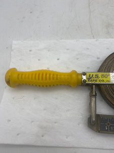 US Tape Tank Gauging Tape 50’, 12" Brass Plumb Bob (Used)
