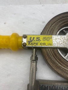 US Tape Tank Gauging Tape 50’, 12" Brass Plumb Bob (Used)