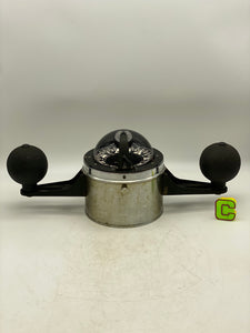 Ritchie D-6-S Globemaster 6” Binnacle w/ Steel Boat Quadrant Correctors & Hood (Used)