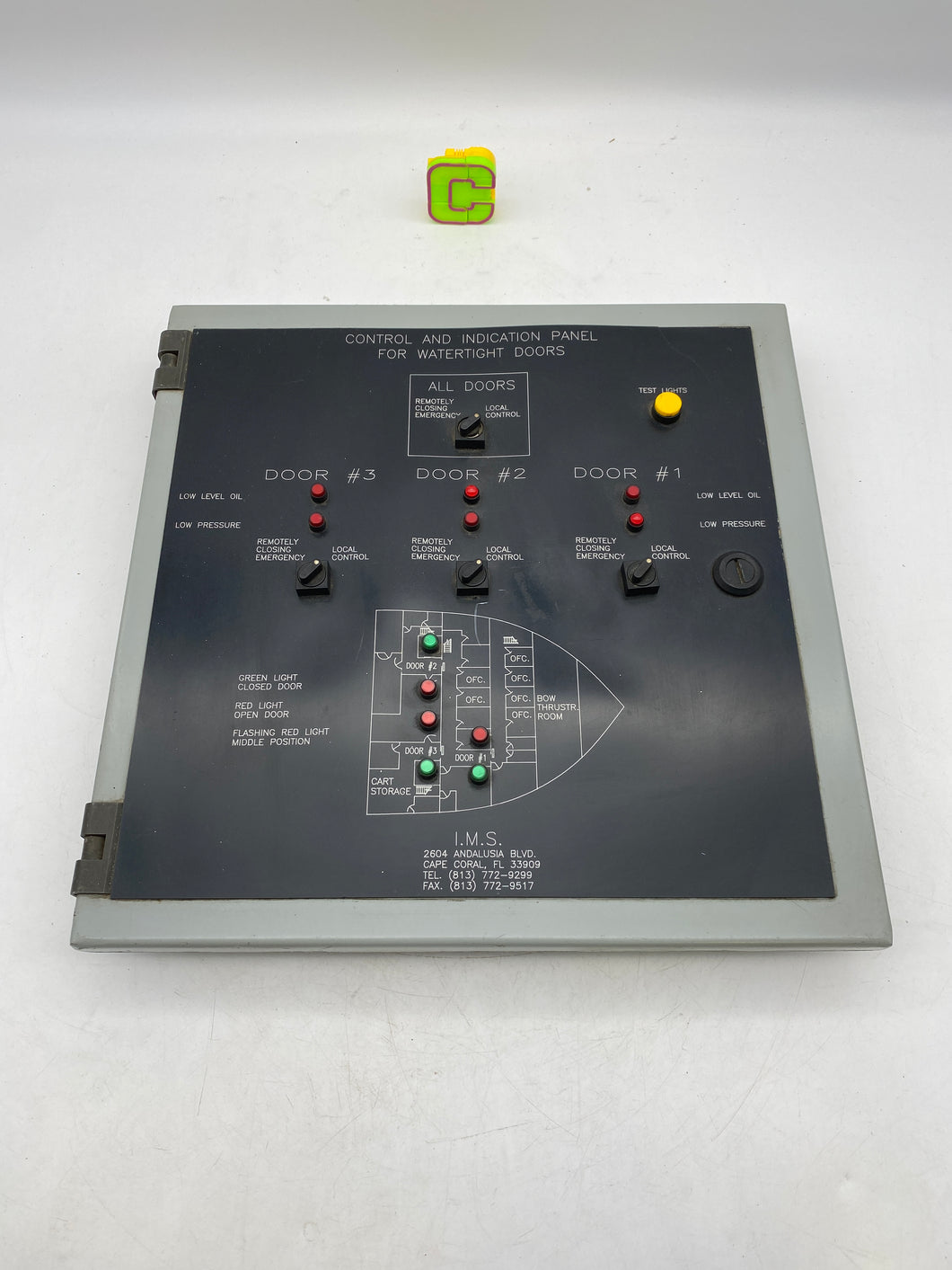 IMS Group Control & Indication Panel For Watertight Doors (Used)