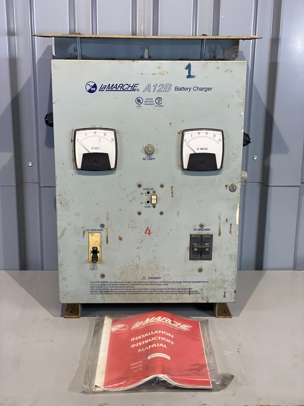 La Marche A12B-20-12V-A1-6L-00447 Constavolt Battery Charger, 12VDC 20A (Used)