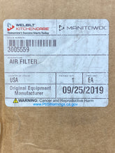 Load image into Gallery viewer, Manitowoc Welbilt Kitchen Care 3005559 Air Filter *Lot of (2)* (Open Box)