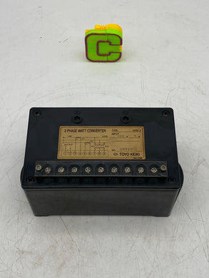 Toyo Keiki ERM-3 3-Phase Watt Converter (Used)