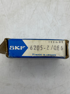 SKF 6205-Z/QE6 Ball Bearing (Open Box)