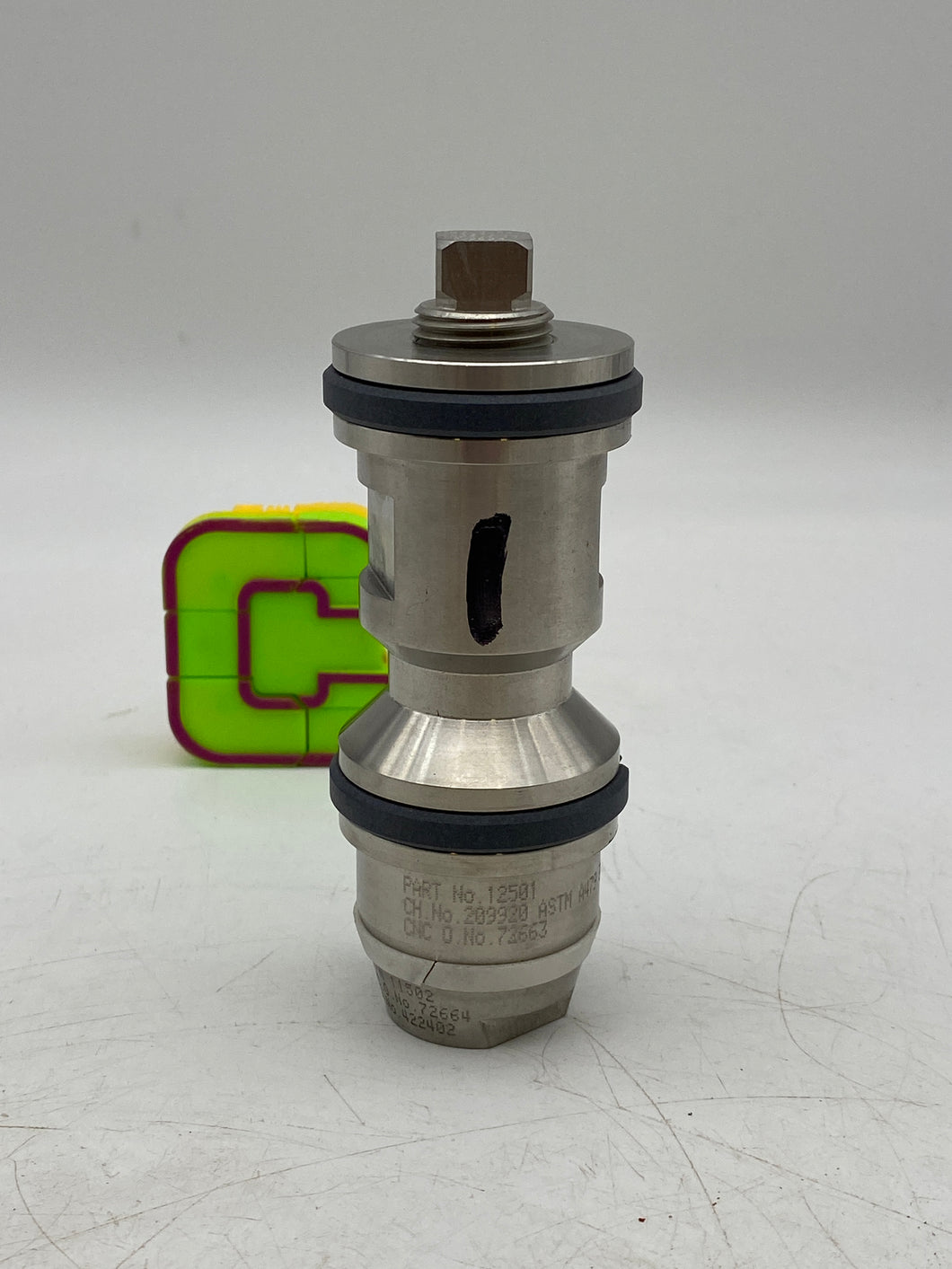 Emerson-Roxar 12500 Hydraulic Solid Plug Assembly, 316L (Open Box)