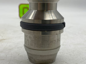 Emerson-Roxar 12500 Hydraulic Solid Plug Assembly, 316L (Open Box)