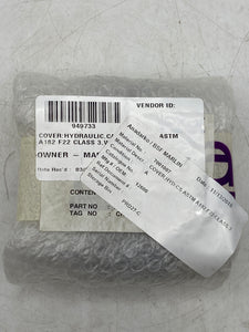 Emerson-Roxar 12630 Hydraulic Cover, Carbon Steel, 420 BAR (New)