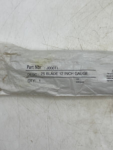 Proto J000TL Long Feeler Gauge, 25 Blade Set, 12" x 1/2" (Used)