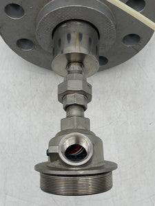 Pushna PII-1016-15 PSE Thermocouple w/ 10" Tapered Shank, 8" Backing Flange (New)