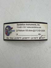 Load image into Gallery viewer, Pushna PII-1016-15 PSE Thermocouple w/ 10&quot; Tapered Shank, 6&quot; Backing Flange (New)