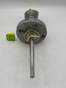 Pushna PII-1016-15 PSE Thermocouple w/ 10" Tapered Shank, 7" Backing Flange (New)