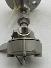 Load image into Gallery viewer, Pushna PII-1016-15 PSE Thermocouple w/ 10&quot; Tapered Shank, 7&quot; Backing Flange (New)
